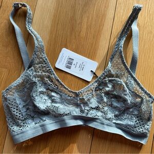 Else Lace Bralette in Light Gray